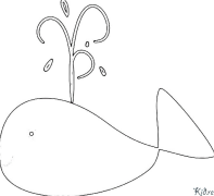 whale Leathanaigh Dathúcháin Inphriontáilte